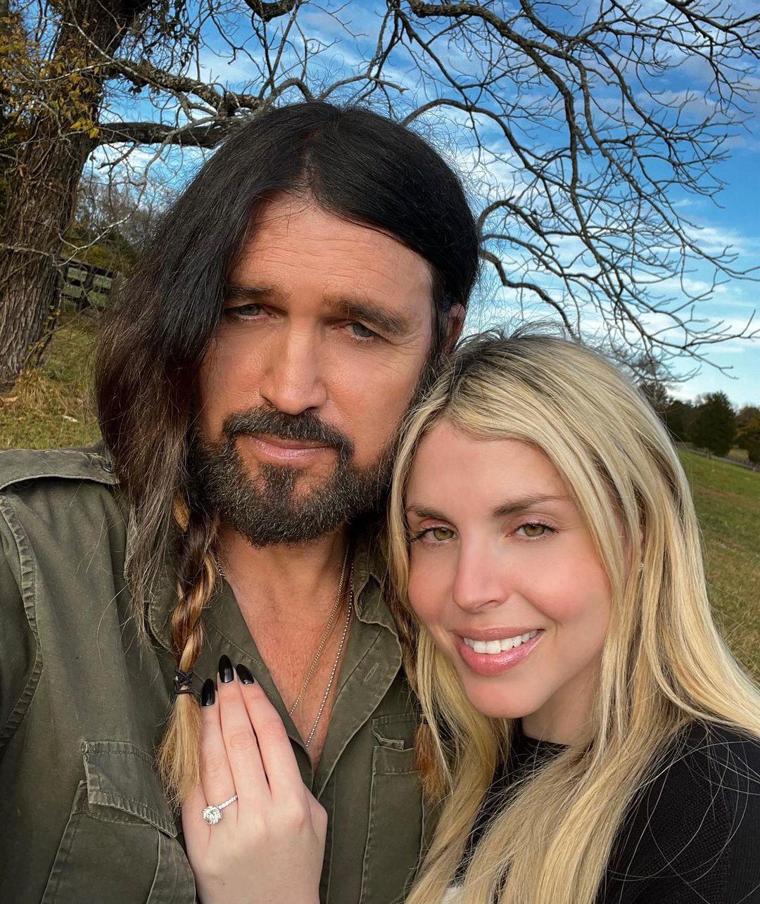 Billy Ray Cyrus and fiancée Firerose