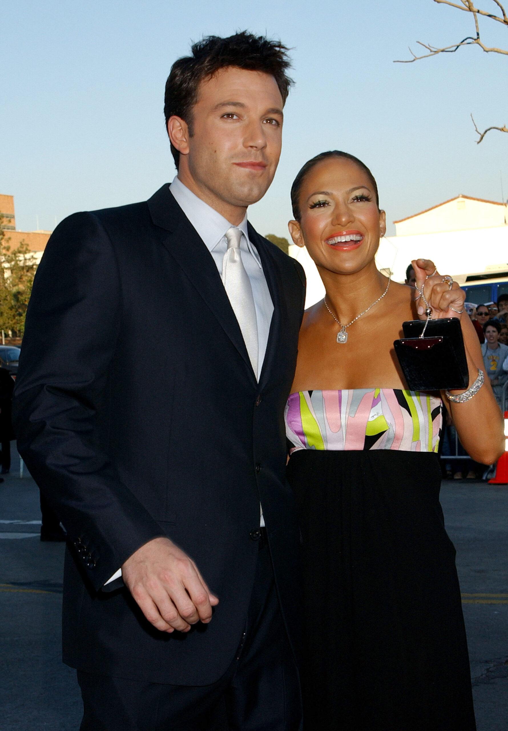 Ben Affleck and Jennifer Lopez file photos. 30 Apr 2021 Pictured: Ben Affleck and Jennifer Lopez. Photo credit: MEGA TheMegaAgency.com +1 888 505 6342 (Mega Agency TagID: MEGA751653_008.jpg) [Photo via Mega Agency]