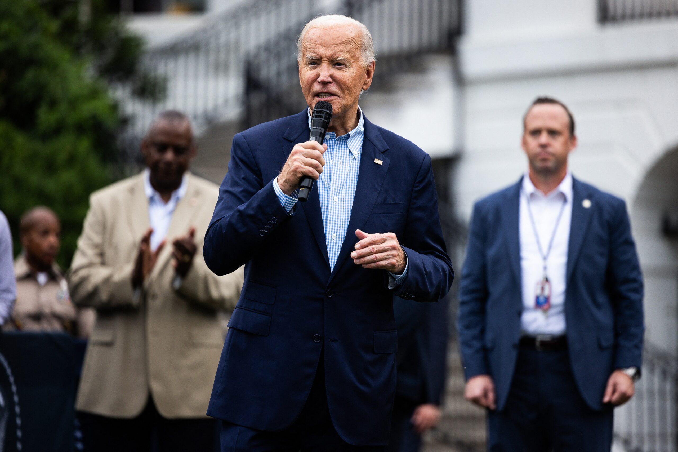 Joe Biden at 2024 Independence Day at the White House