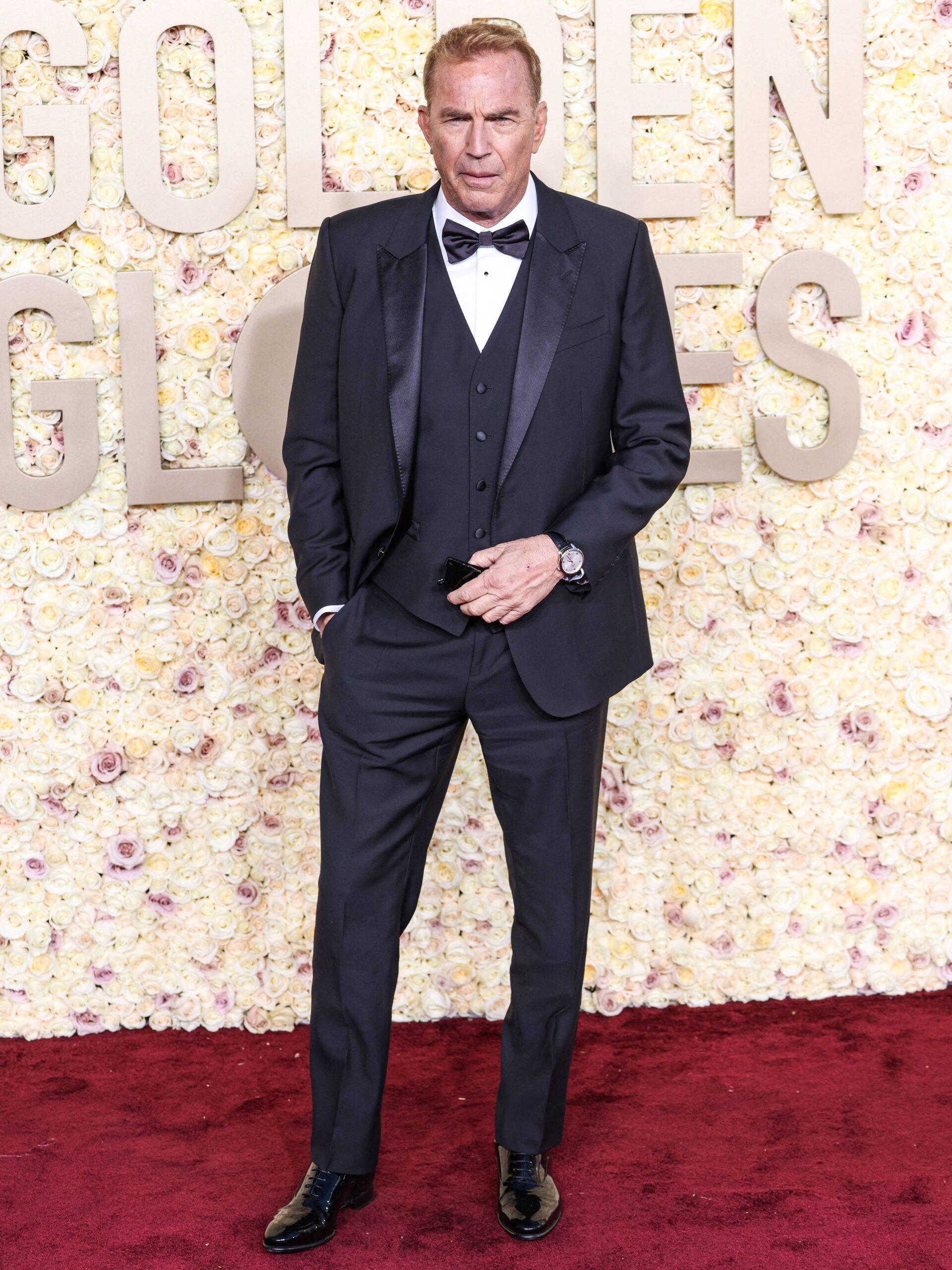 Kevin Costner at the Golden Globe Awards