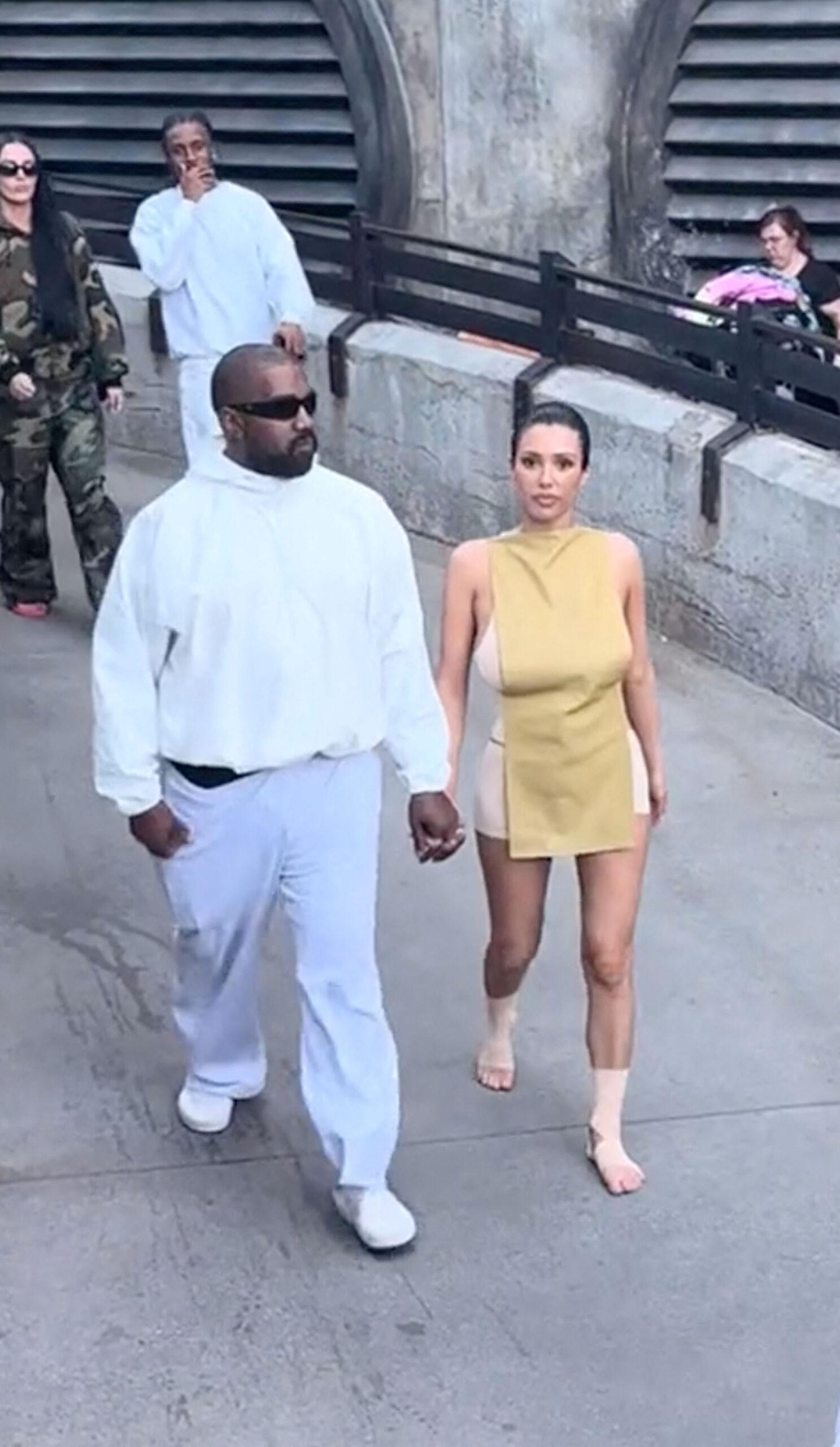 Kanye West and Bianca Censori