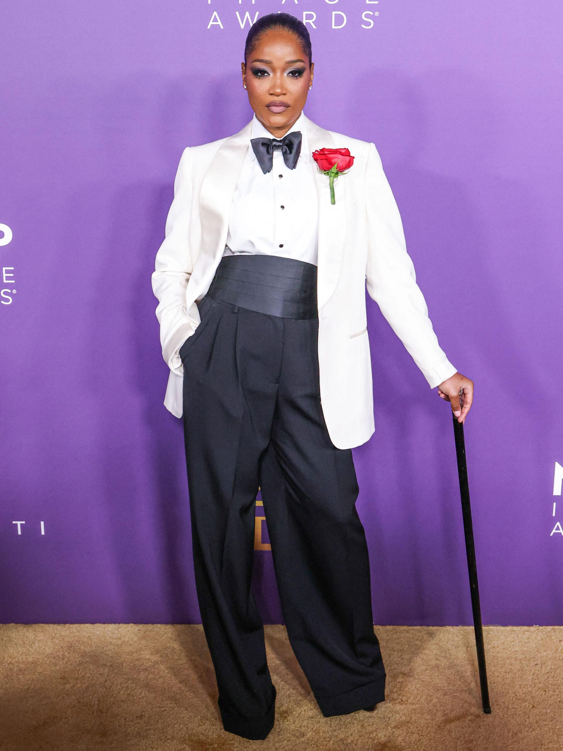 Keke Palmer at the 55th Annual NAACP Image Awards.