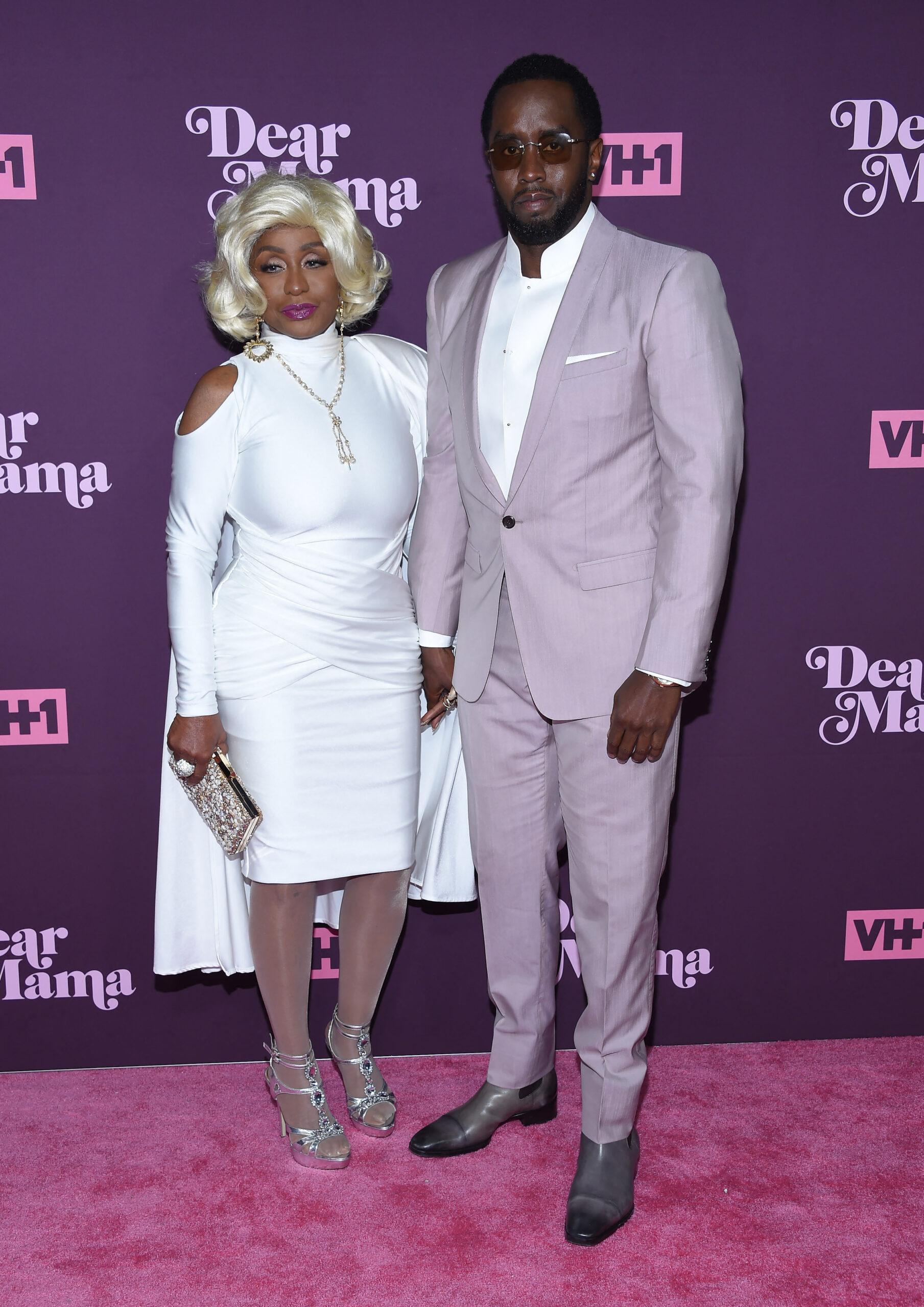 Diddy and his mom Janice Combs at VH1's 3rd Annual 'Dear Mama: A Love Letter to Moms'