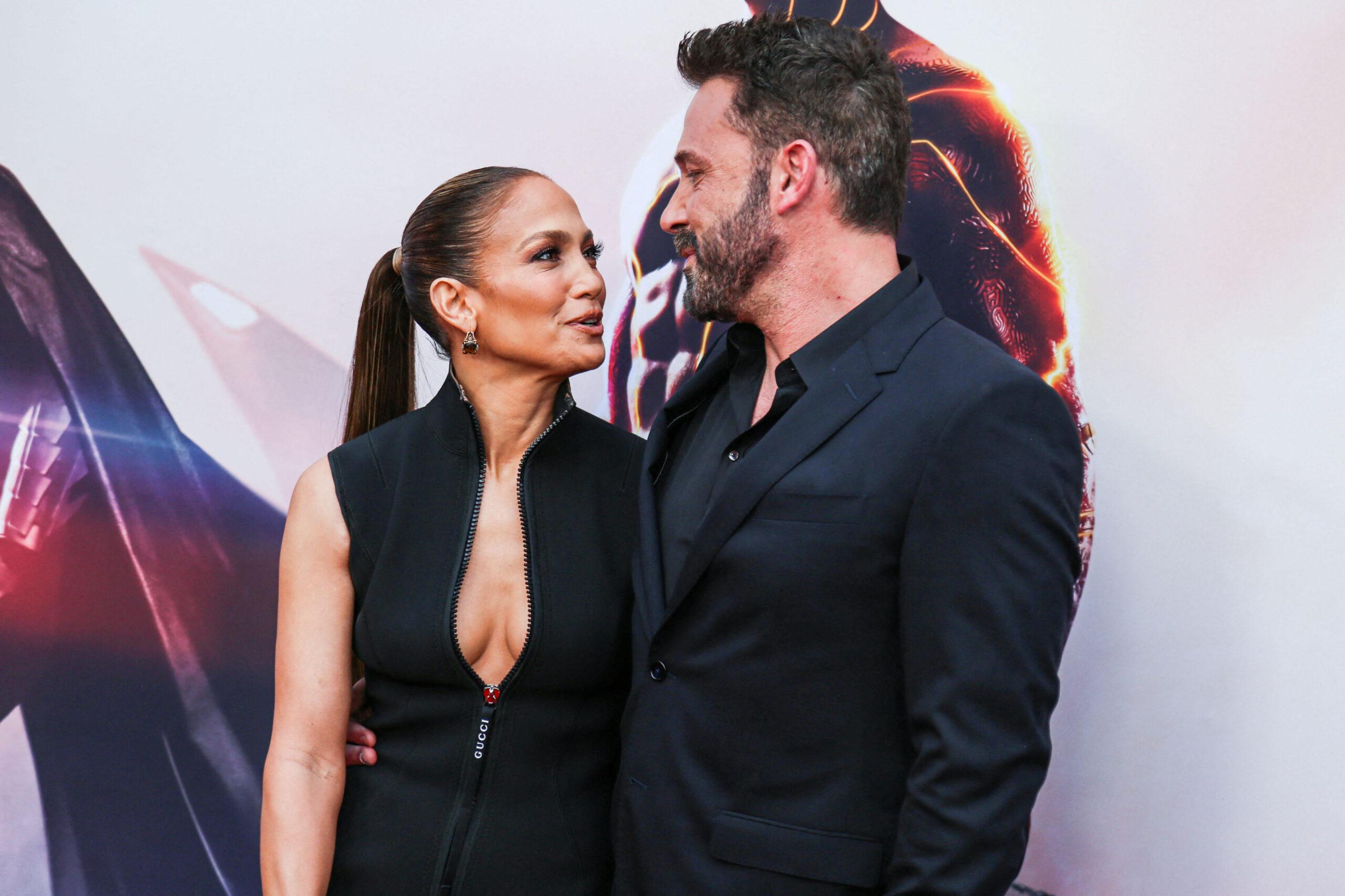 Ben Affleck and J Lo at Los Angeles Premiere Of Warner Bros. 'The Flash'