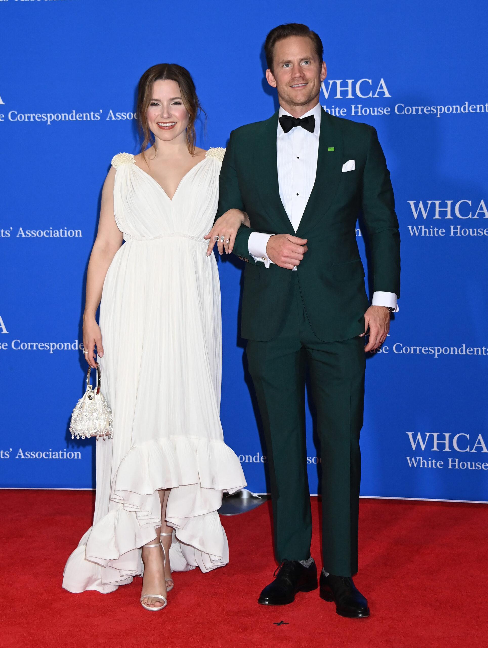 Sophia Bush and Grant Hughes at the White House Correspondents’ Dinner