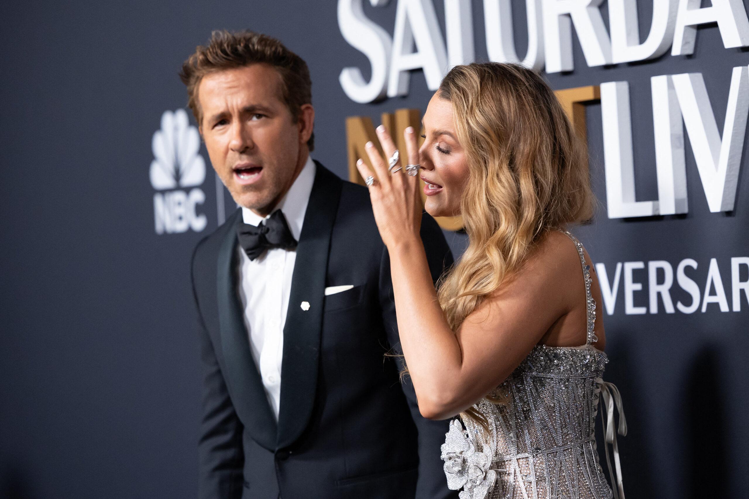 Ryan Reynolds and Blake Lively at SNL50: The Anniversary Special