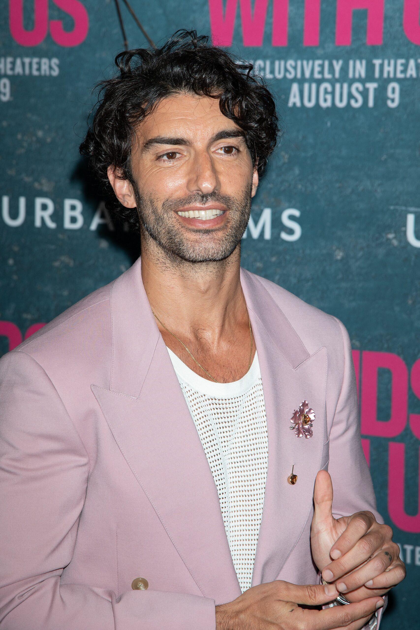 Justin Baldoni at In Ends With Us premiere