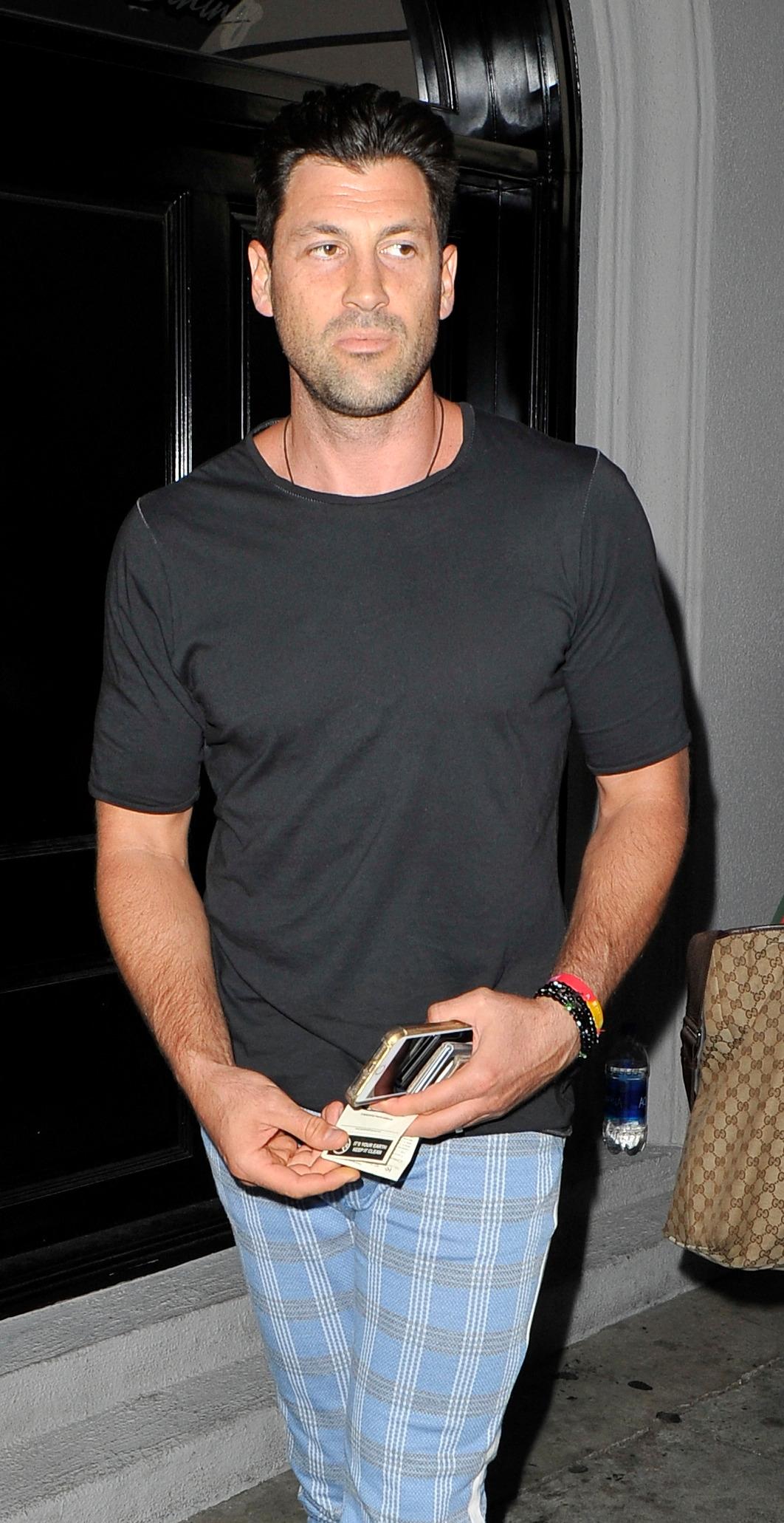 Maks Chmerkovskiy at Craig's for Dinner with Friends