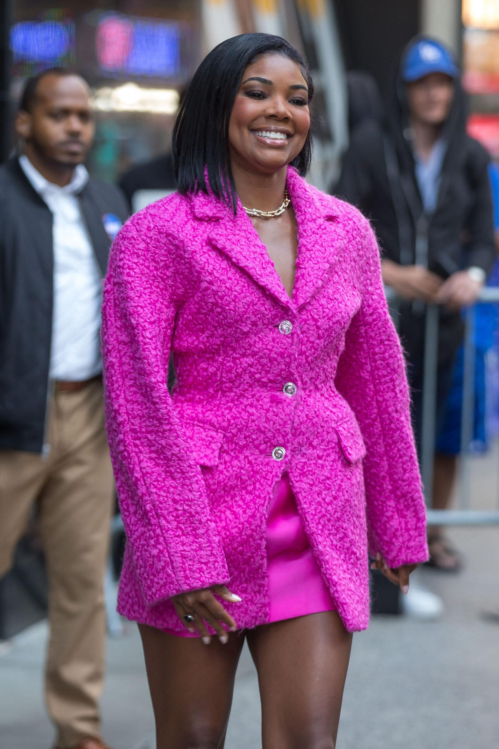 Gabrielle Union Seen In Midtown New York City